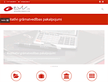 Tablet Screenshot of evisltd.lv